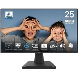 Монітор MSI 24.5` Pro MP252 IPS Black 100Hz
