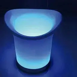 Світлове відро для льоду Bucket Light з Bluetooth - LED відро для напоїв, бару, вечірки, пікніка та сервірування - мініатюра 4
