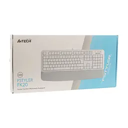 Клавіатура A4Tech FK20 USB UA White (4711421003216) - мініатюра 4