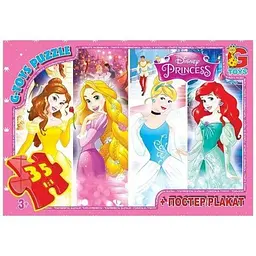 Пазл G-Toys Принцеси Дісней, 35 елементів PD79 (4824687638716)