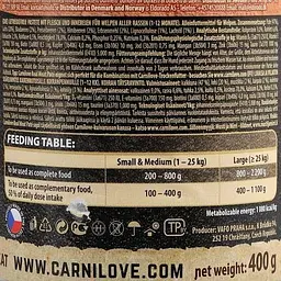 Вологий корм Carnilove Salmon & Turkey для цуценят лосось та індичка 400 г - мініатюра 5