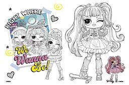 Розмальовка зі стікерами Tweens Emma Emo LCB8 IDEYKA - мініатюра 4