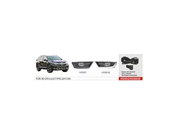 Протитуманні фари Vitol HD-993E-W Honda CRV 2017 ел.проводка
