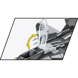 Конструктор Cobi Літак МіГ-29 UA/PL Fulcrum 550 деталей (COBI-5840) - мініатюра 10
