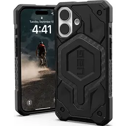 Протиударний чохол UAG Monarch Pro MagSafe (Original) для iPhone 16 Carbon Fiber 114458114242 - мініатюра 11