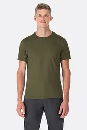 Футболка чоловіча Rab Force Tee Man M Темно-оливковий