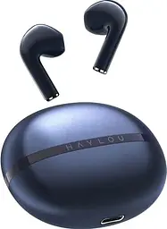 Бездротові навушники Bluetooth Haylou X1, BT5.3, ENC, IPX4, 6h, TWS Earbuds blue 2024 UA UCRF - мініатюра 2