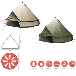 Намет Grand Canyon Indiana 8 Capulet Olive (330036) - мініатюра 6