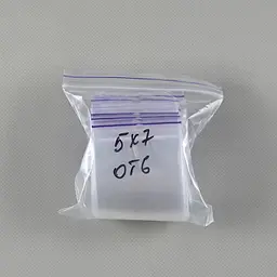 Пакети Zip-Lock прозорі 5x7 см, 100 шт, 50 мкм, з отвором для підвішування, поліетиленові пакети із застібкою - мініатюра 3