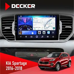 Штатна магнітола Kia Sportage 4 (QL) 2016-2018 CAN Decker D9-006 4x64, 4G Decker (НФ-00003672)