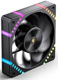 Вентиялтор JONSBO HF2-120BR Reverse ARGB Black (HF2-120BR ARGB Black) - мініатюра 6