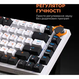 Клавіатура GamePro MK160W Red Switch White [121464] - мініатюра 12