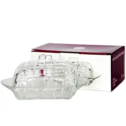 Маслянка скляна Crystal Miranda 17х10.5 см в упаковці TB019D (83000019_TB019D) - мініатюра 3