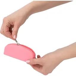 Сумка для зберігання секс-іграшок PowerBullet - silicone Storage ZippeRed Bag Pink - мініатюра 2