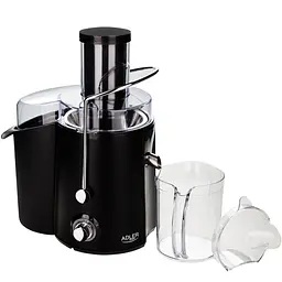 Соковижималка Adler AD 4127 black 1000Вт/ контейнер для соку-1л/ контейнер для м'якоті-2л чорний - мініатюра 2