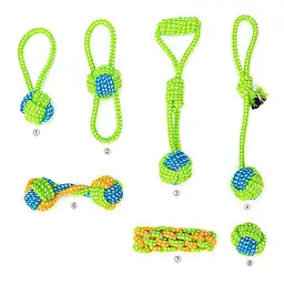 Жувальна іграшка-канат для собак Derby Braided Dog Rope Toy - мініатюра 5