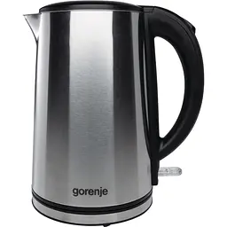 Електрочайник Gorenje 1 5 л подвійні стінки Strix контроль нержавіюча сталь kuh0015393