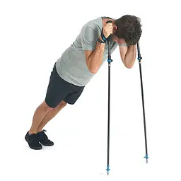Трекінгова палиця Naturehike ST07 NH18D010-Z 115-135 см блакитна - мініатюра 3