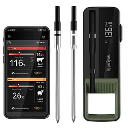 Термометр бездротовий з 2 щупами Bluetooth GRILLI (777227) - мініатюра 4