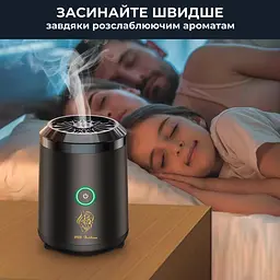 Аромадифузор електричний від USB, курильниця чорна OUD Bukhoor BK-18 - мініатюра 5