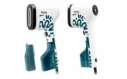 Відпарювач компактний Tefal Pure Pop Home & Travel 1300Вт, 70мл, постійна пара - 20гр, біло-синій teh0016188 - мініатюра 2