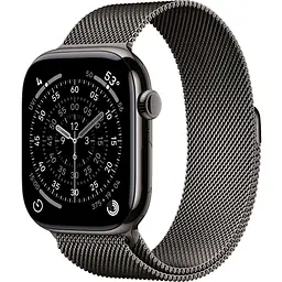 Смарт-годинник Apple Watch Series 11 GPS + Cellular 46mm Slate Titanium Case with Slate Milanese Loop M/L (MFD44) [151113]