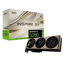 Відеокарта MSI RTX 5080 16G INSPIRE 3X OC (RTX 5080 16G INSPIRE 3X OC) (GDDR7, 256 bit, PCI-E v5.0 x16) - мініатюра 7