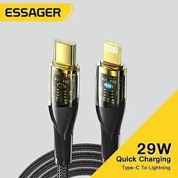 Кабель Lightning Type-C PD 20W QC 4.0 швидка зарядка iPhone 20V 5A - мініатюра 2
