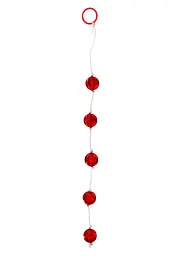 Анальні кульки CLEAR ANAL BEADS LARGE SCALA 30-25031-X-RED 100376