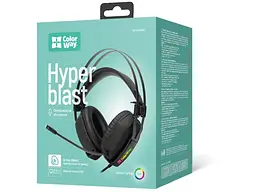 Навушники з мікрофоном ColorWay HyperBlast RGB Black (CW-HPG05BK) - мініатюра 8