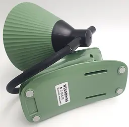 LED-лампа 4 W сенсорна світлодіодна гнучка 28 см настільна на прищіпці акумуляторна WinBoss YD03 зелена - мініатюра 7