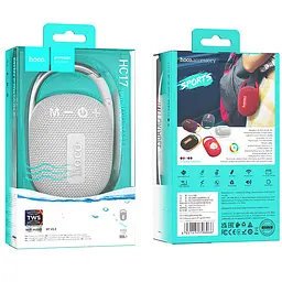 Bluetooth Колонка Hoco HC17 Easy joy sports Gray - мініатюра 4