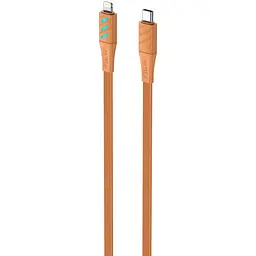 Кабель Havit HV-CB6255 PD27W з LED індикатором USB-C - Lightning 1 м помаранчевий (HV-CB6255) - мініатюра 3