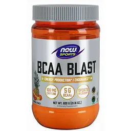 Амінокислота BCAA NOW BCAA Blast Powder, 600 грам - Фруктовий пунш