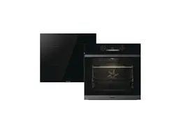 Комплект (духова шафа + варильна поверхня) Hisense BSA65226AB + HI6401BSC