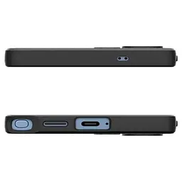 Чохол Spigen Liquid Air Matte Black для Samsung Galaxy S25 Ultra (ACS08953) - мініатюра 6