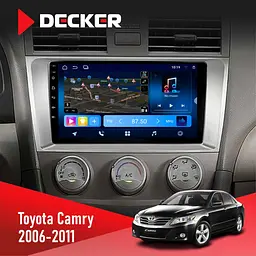 Штатна магнітола Toyota Camry 2006-2011 AMP Decker D10-008 8x128 DSP 4G Decker (НФ-00009209)