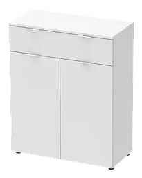 Комод Doros Рон 2 2 фасади 1 шухляда Білий 80х38х100 (41516003) - мініатюра 3