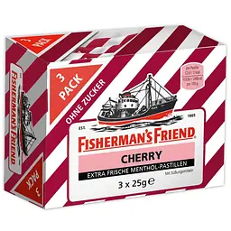 Набір льодяників Fisherman's Friend Cherry без цукру 3x25g