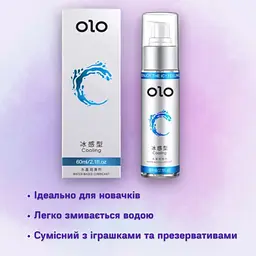 Лубрикант Olo Cooling на водній основі 60 мл (ROZ6400230345) - мініатюра 2