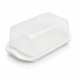 Маслянка пластикова з кришкою та ручками контейнер для масла Білий 88604