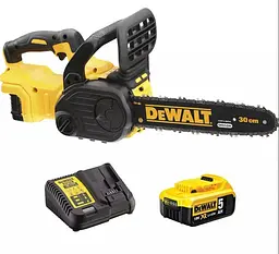 Акумуляторна ланцюгова пилка DeWalt з АКБ та ЗП DCM565P1 - мініатюра 2