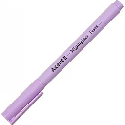 Текстмаркер Axent клиновидний Highlighter Pastel 2-4 мм лавандовий (12) (144) 2533-36-A - мініатюра 1
