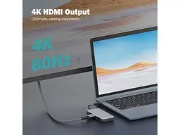 Мультипортовий адаптер Digitus USB-C 7-Port Docking Station (DA-70914) - мініатюра 7