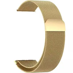 Ремінець до смарт-годинника BeCover Milanese Style для Samsung Galaxy (20mm)/Watch 5/ Watch 4.../Gear S2 Classic/Gear Sport Gold (707674) - мініатюра 3