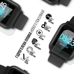 Плівка захисна Armorstandart Matte hydrogel Blackview R3 42mm 6 pcs (ARM92001) - мініатюра 2
