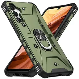 Ударостійкий чохол Pathfinder Ring для Samsung Galaxy A54 5G Зелений / Army Green - мініатюра 2