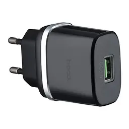 МЗП Hoco C12Q Smart QC3.0 charger ( EU ) Black