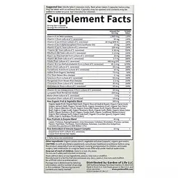Мультивітаміни для чоловіків з цілісних продуктів Garden of Life Vitamin Code Whole Food Multivitamin for Men 240 вегетаріанських капсул - мініатюра 3