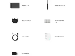Графічний планшет Huion Inspiroy 2S Black (H641P) - мініатюра 6